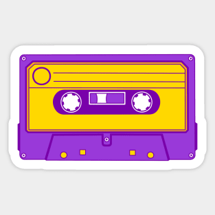 Intersex Flag Cassette Sticker